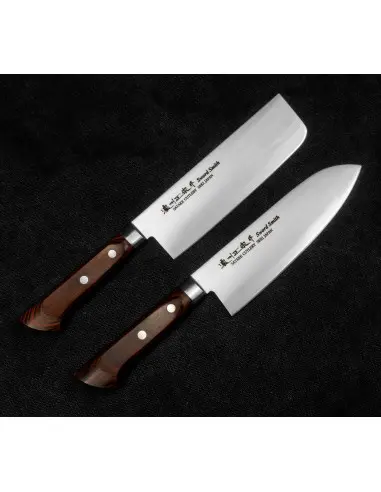 Set unic Shirogami Satake Santoku +...