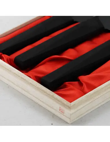 Satake Black, Set de 3 cuțite într-o...